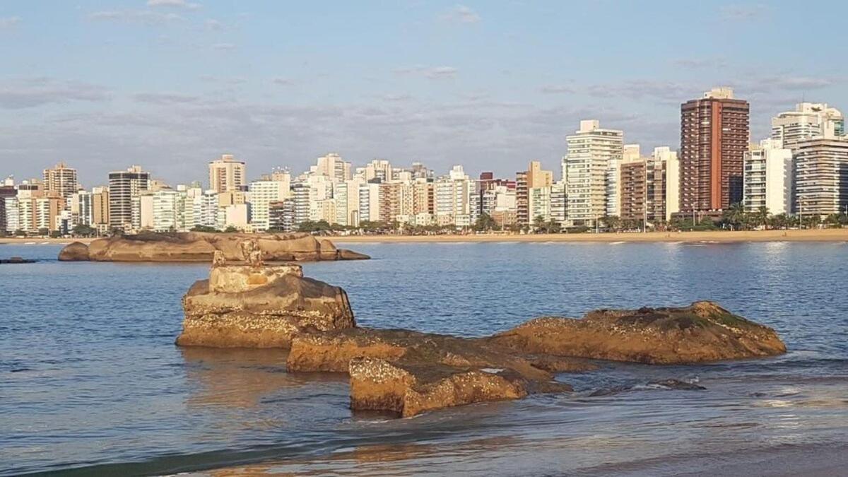 Recanto Maravista Apto Frente Mar 2 Quartos 2 Banheiros, Ar, Wi Fi, Piscina Villa Vila Velha  Kültér fotó