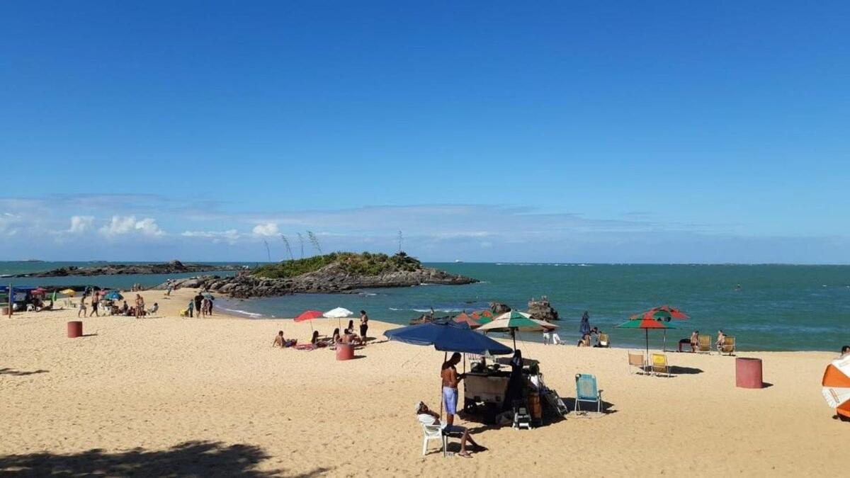 Recanto Maravista Apto Frente Mar 2 Quartos 2 Banheiros, Ar, Wi Fi, Piscina Villa Vila Velha  Kültér fotó